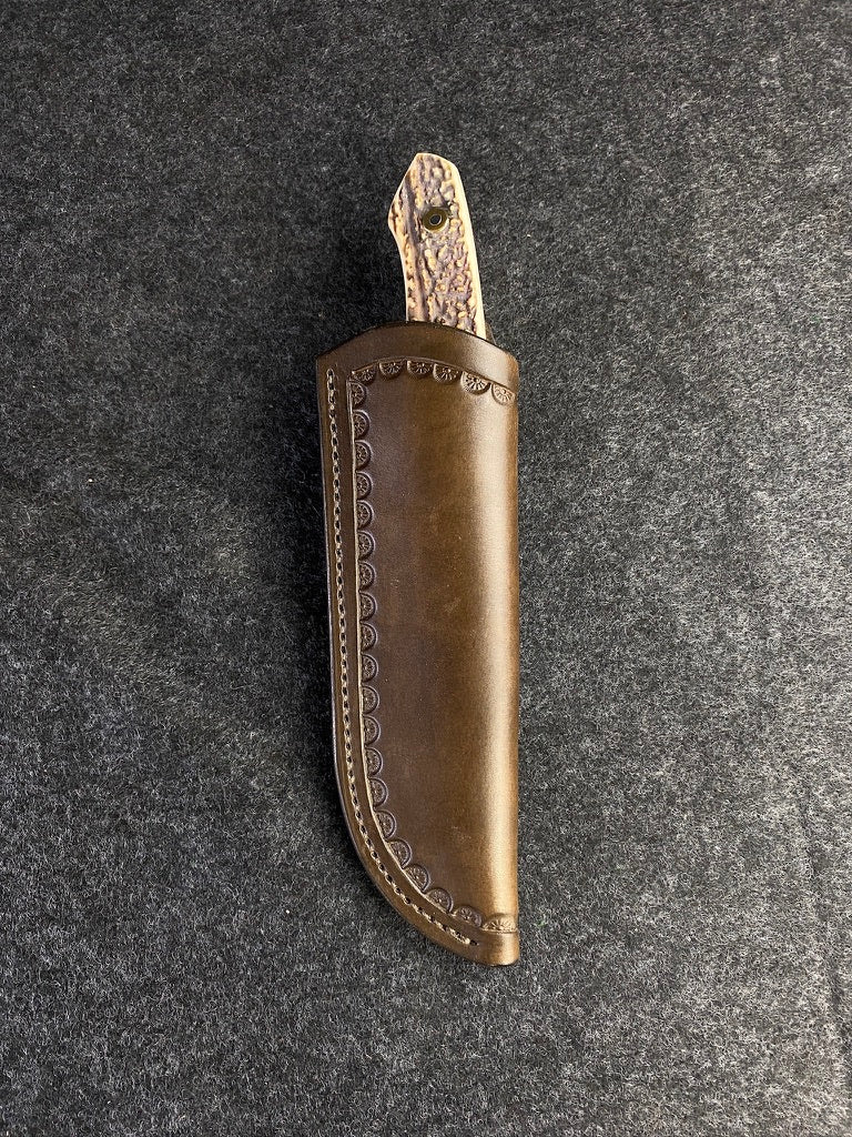 stainless red stag skinner