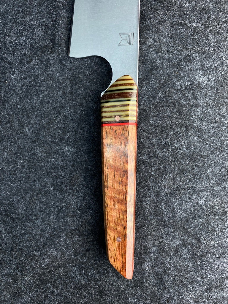 stainless k-tip with mango and stripes