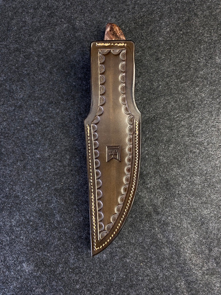 Big Game hunter in redwood lace burl