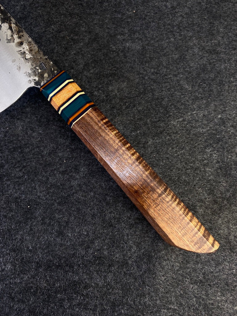 10" chefs knife in tazmanian blackwood