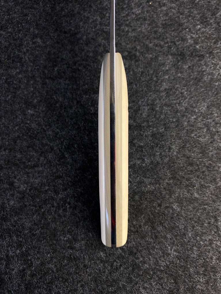 stainless paring in tan and cream g10