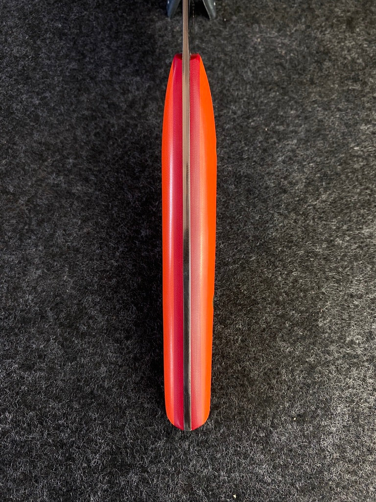 8" k tip in bengal orange micarta