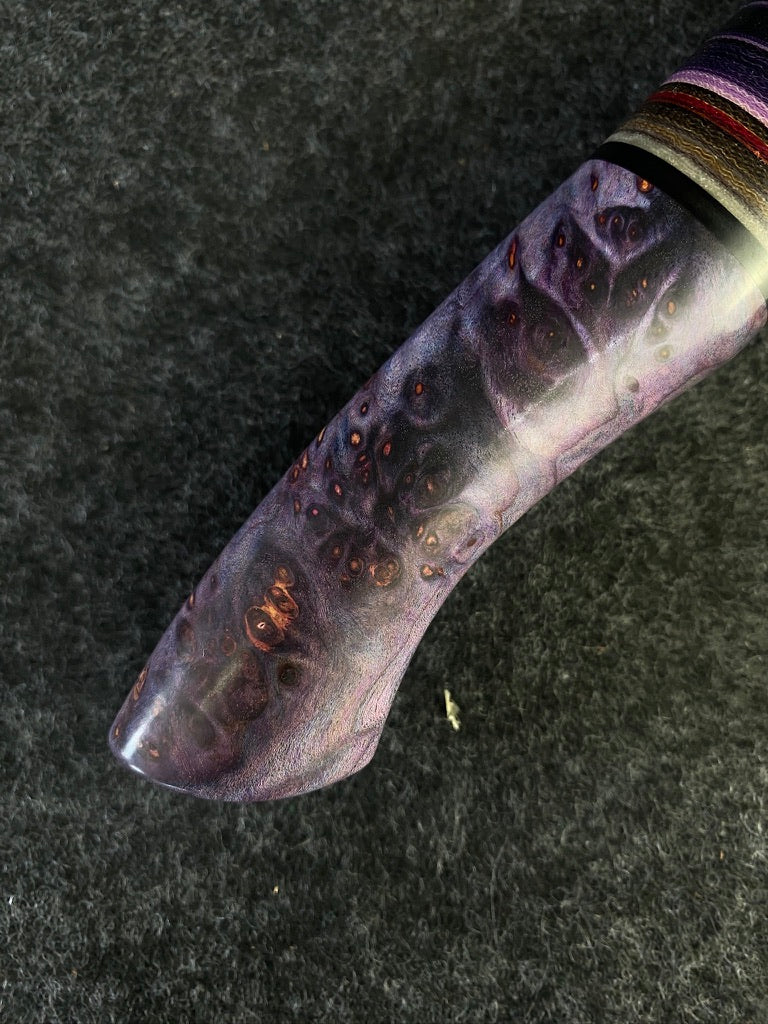 10" Chefs knife in dyed maple