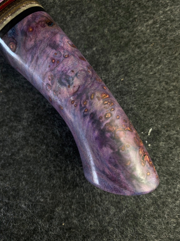 10" Chefs knife in dyed maple