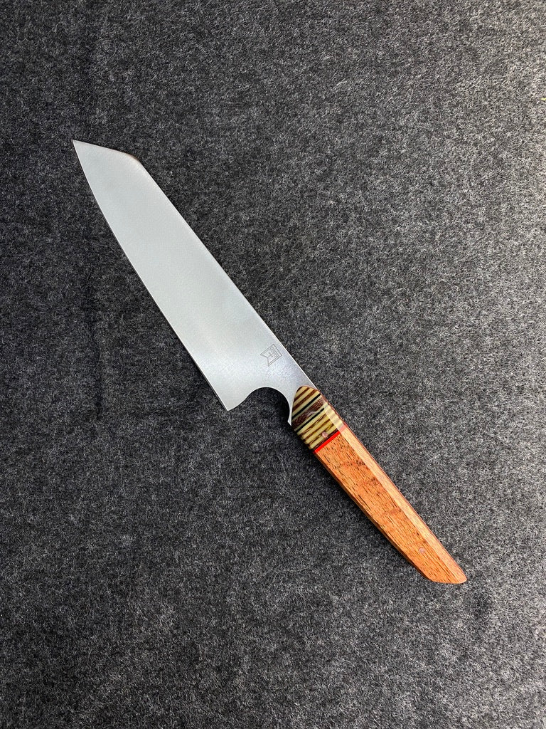 stainless k-tip with mango and stripes