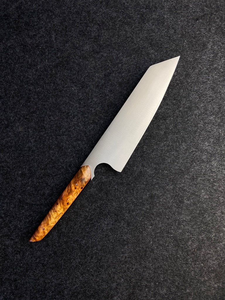 stainless k tip in amboyna burl