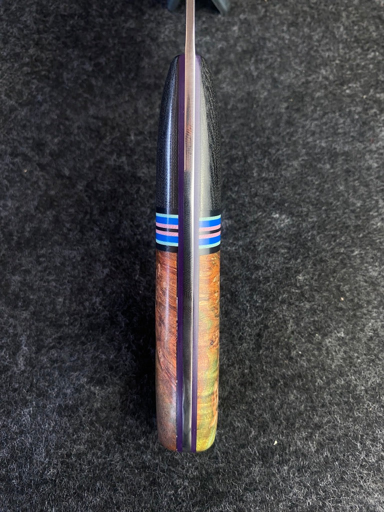 7" chefs with dyed maple and micarta