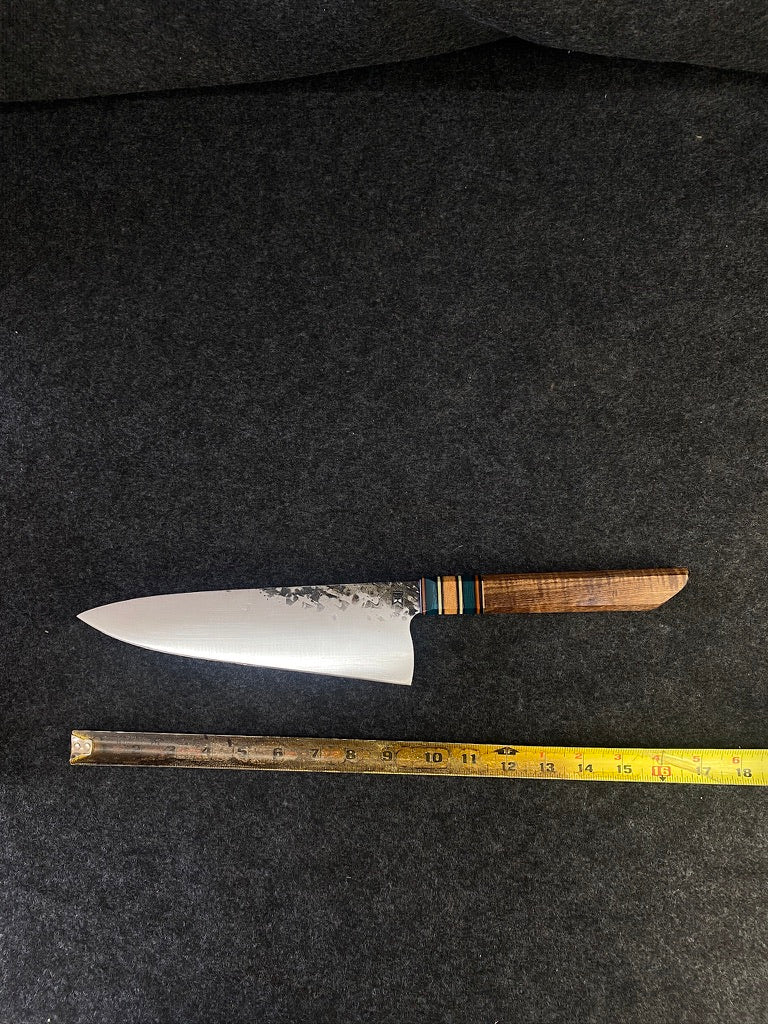 10" chefs knife in tazmanian blackwood