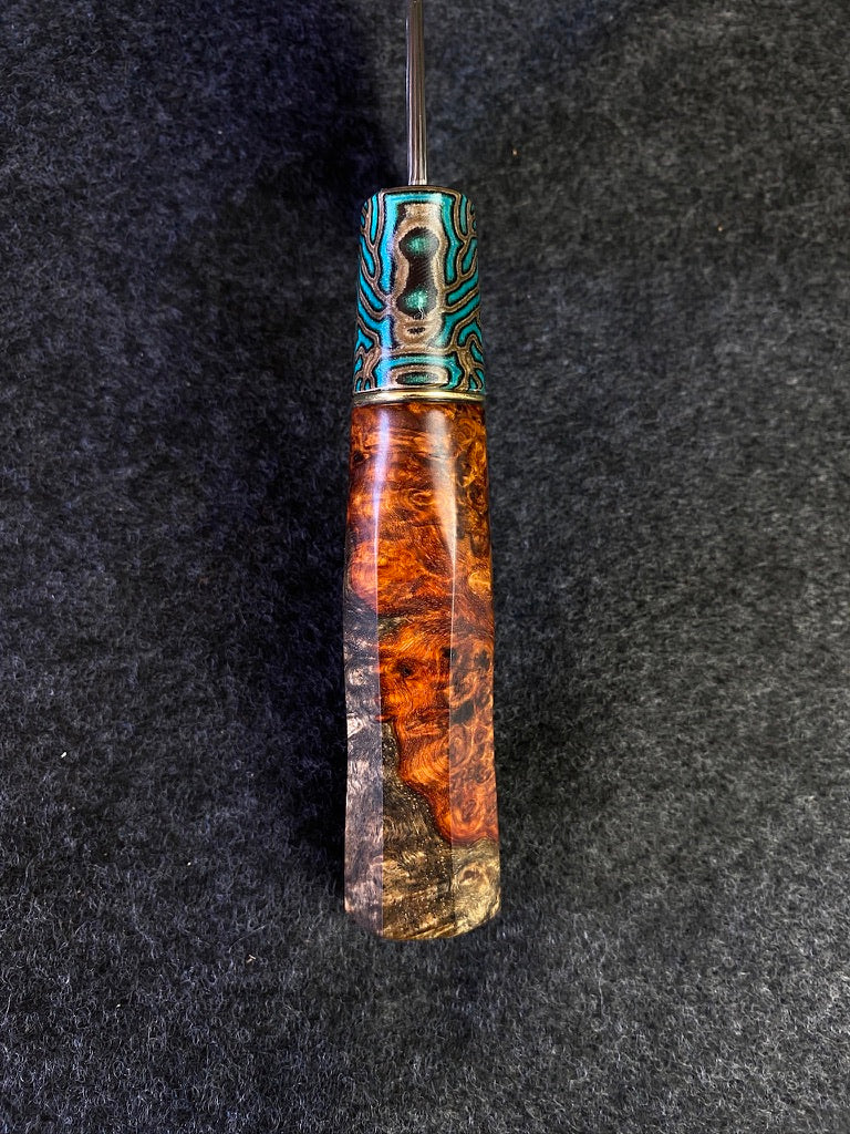 Damascus french pattern with amboyna