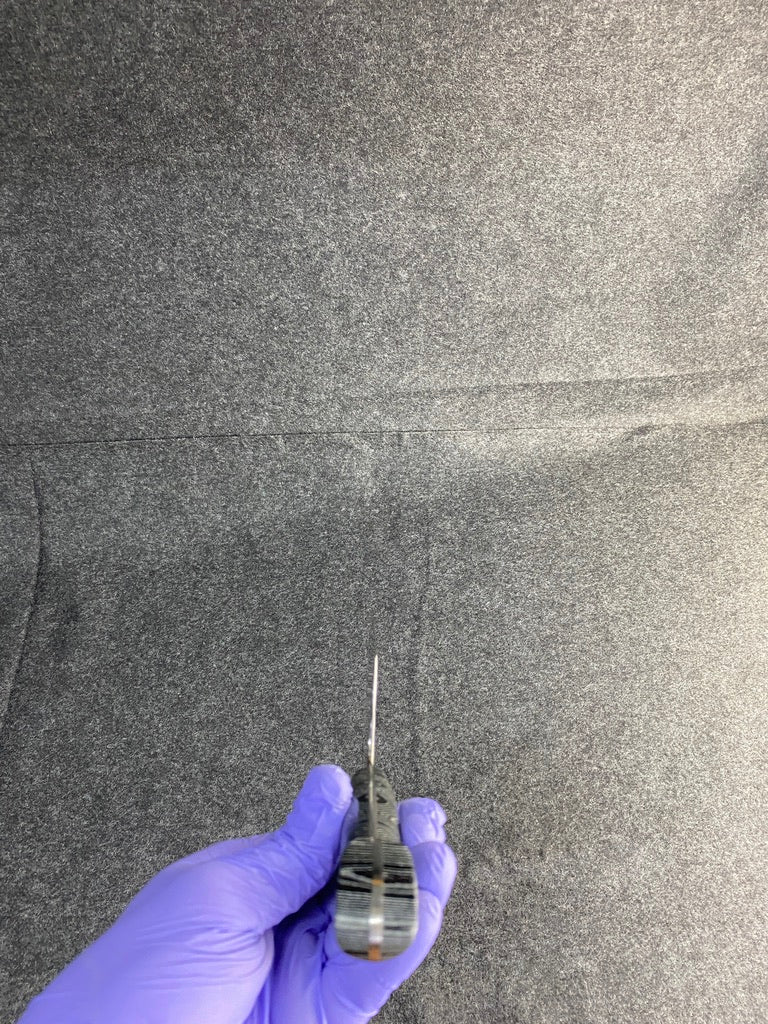 k-tip with black raindrop micarta