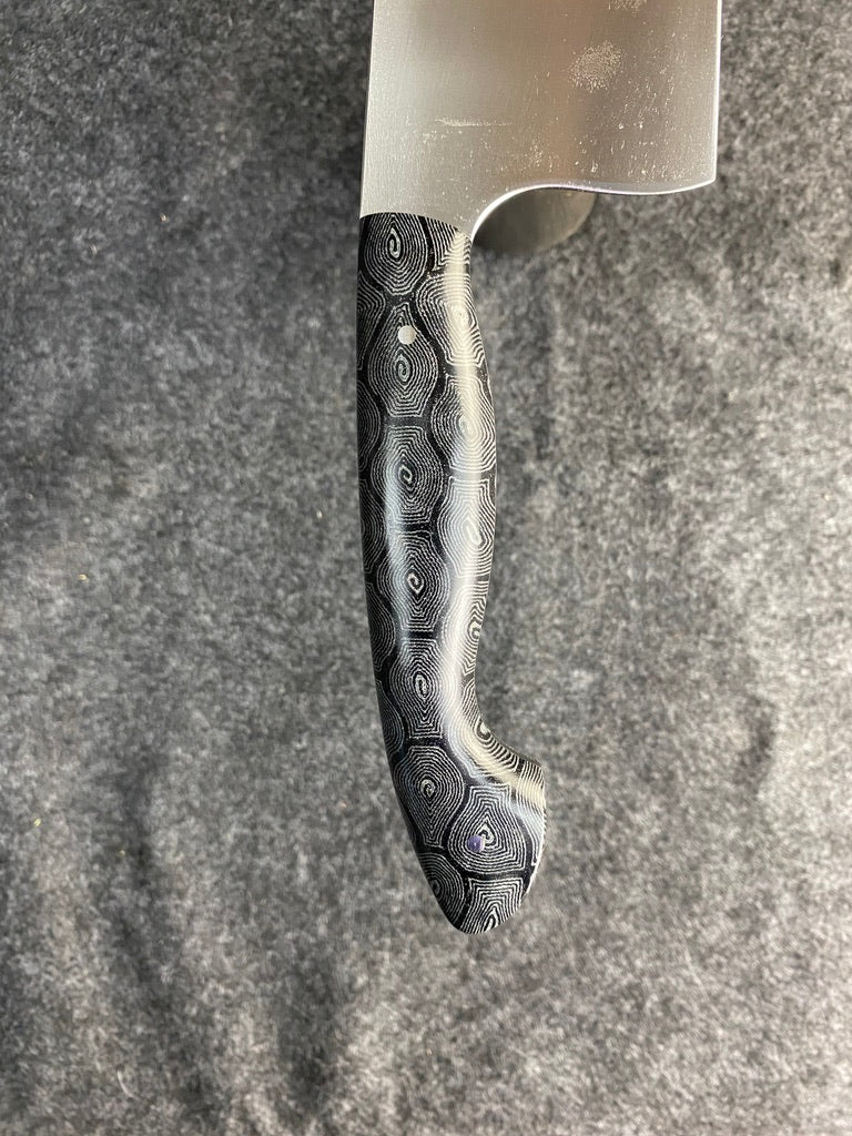 k-tip with black raindrop micarta