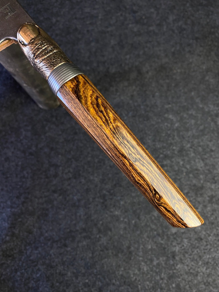 thumbs up damascus chefs knife