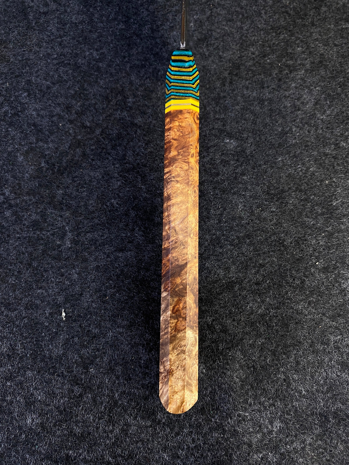 8" K Tip chefs in amboyna burl
