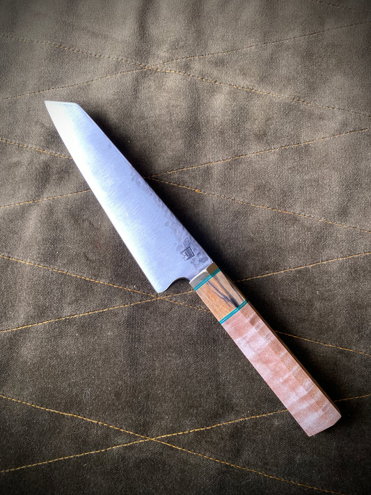 Curly maple and ebony