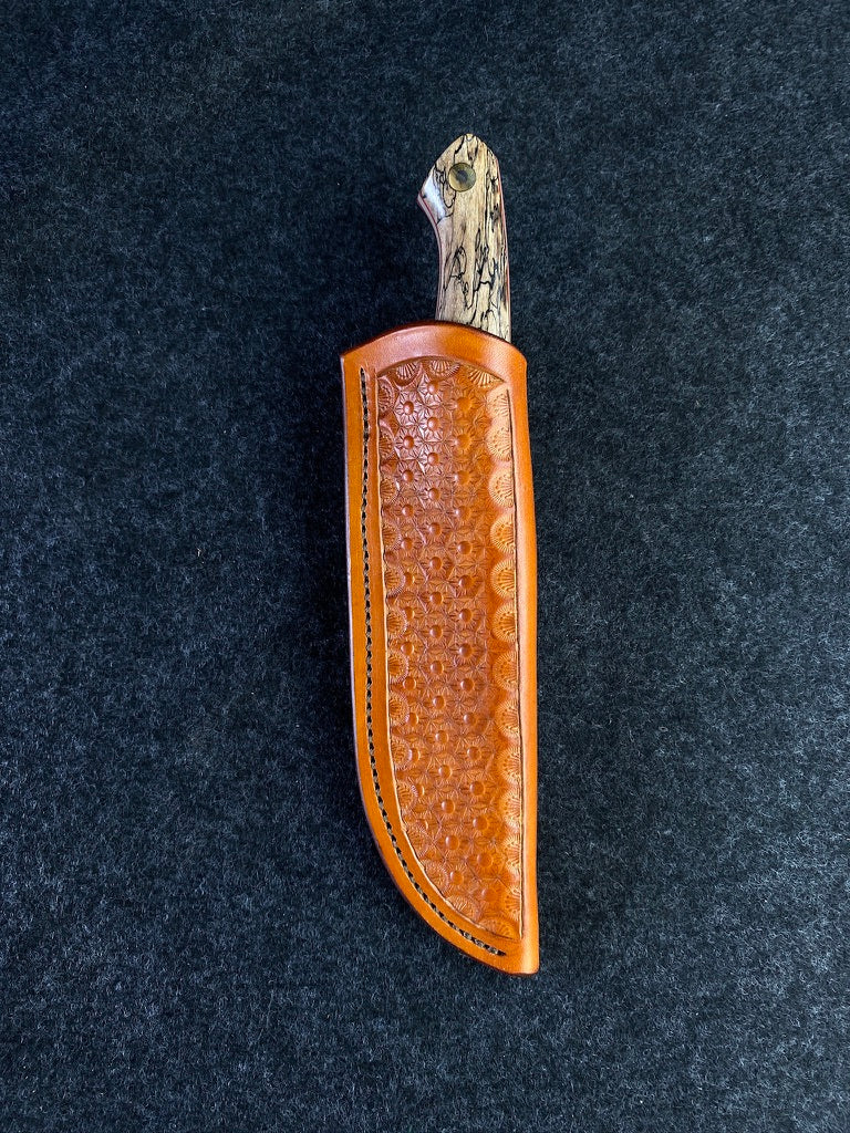 stainless spalted maple hunter