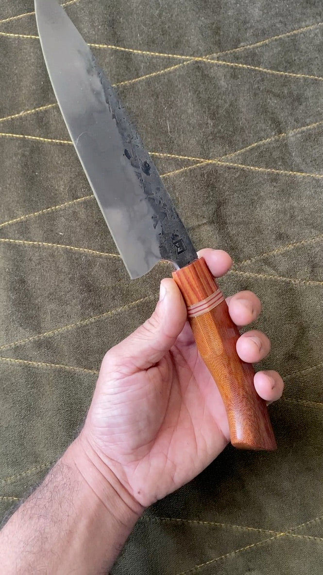 8" chefs knife with hamon