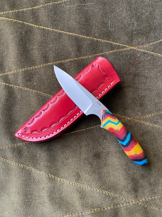 stainless edc fixed blade