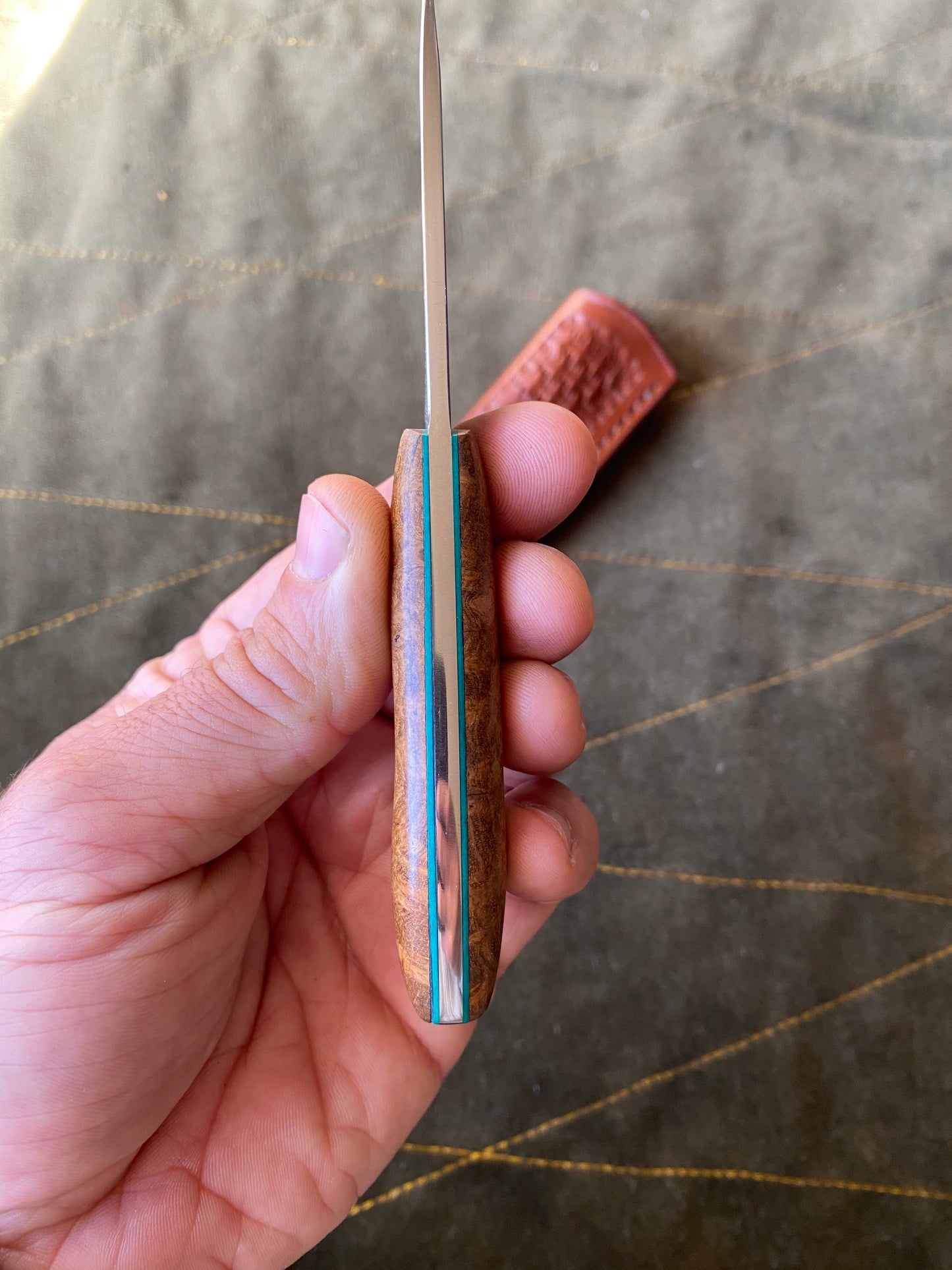 Stainless edc fixed blade