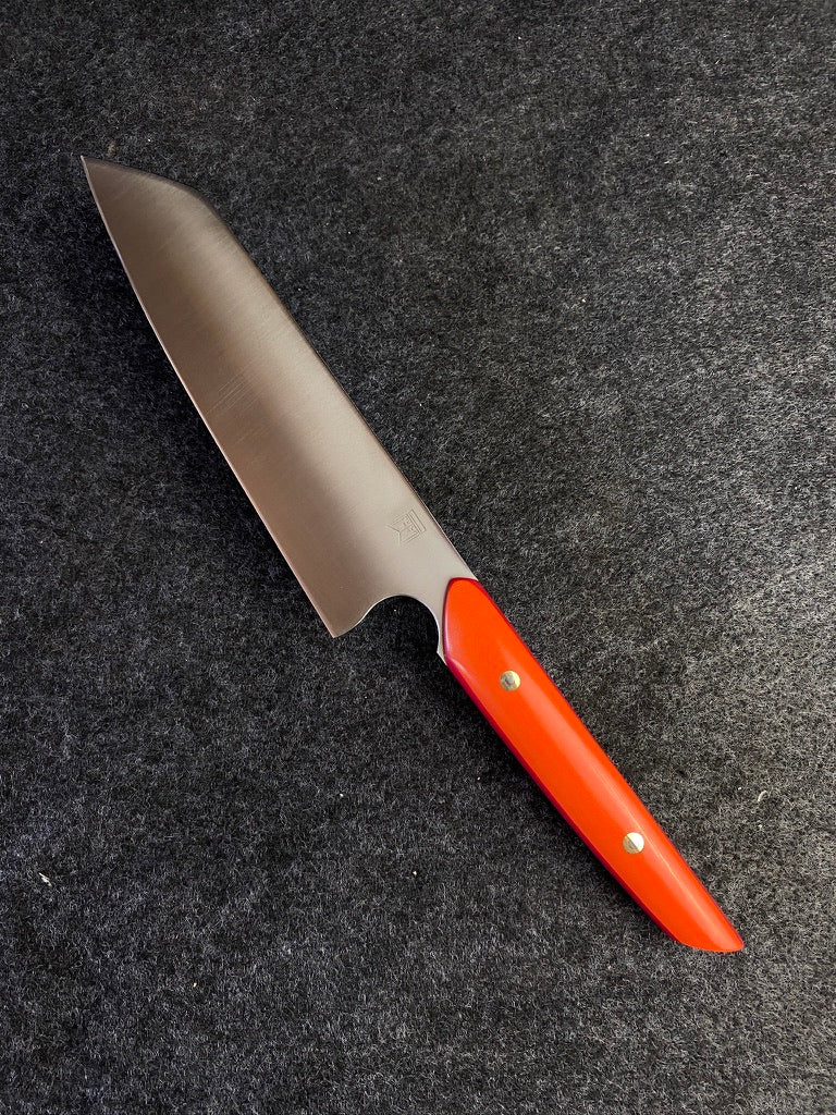 8" k tip in bengal orange micarta