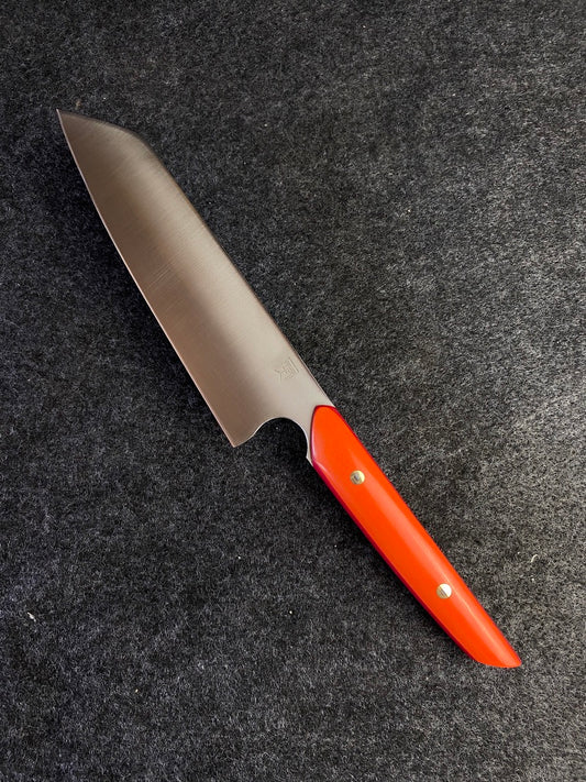 8" k tip in bengal orange micarta