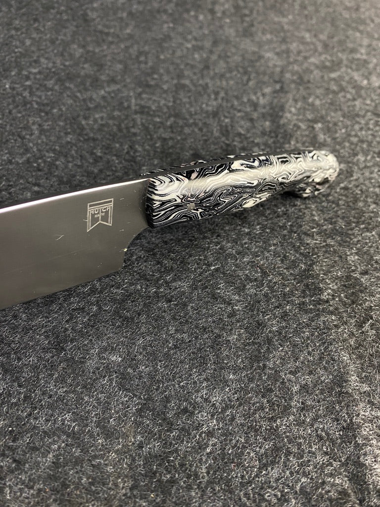 6" petty with black and white micarta