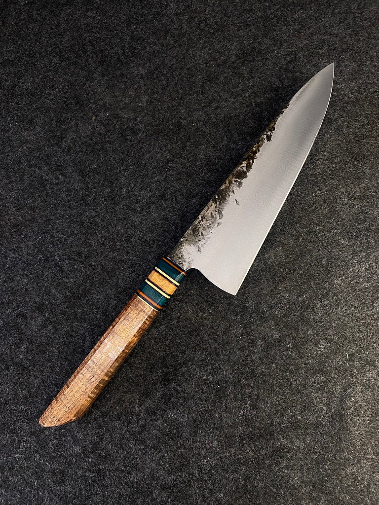 10" chefs knife in tazmanian blackwood