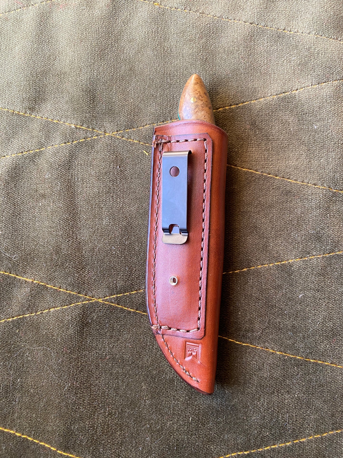 Stainless edc fixed blade