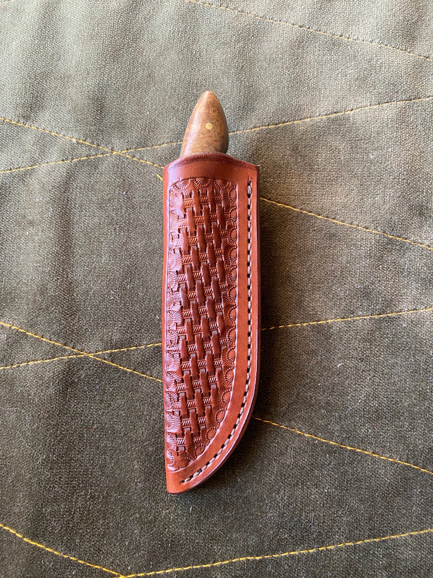 Stainless edc fixed blade
