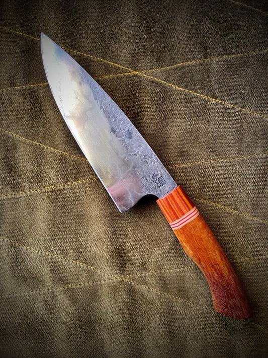 8" chefs knife with hamon