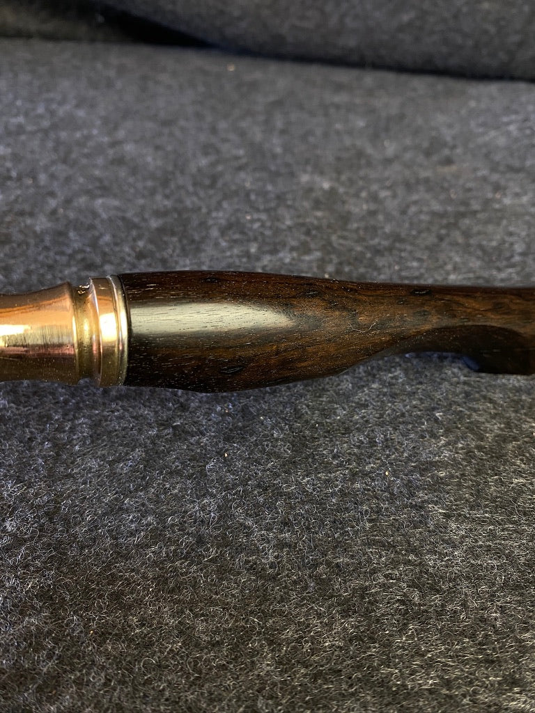240 layer damascus with bronze bolster