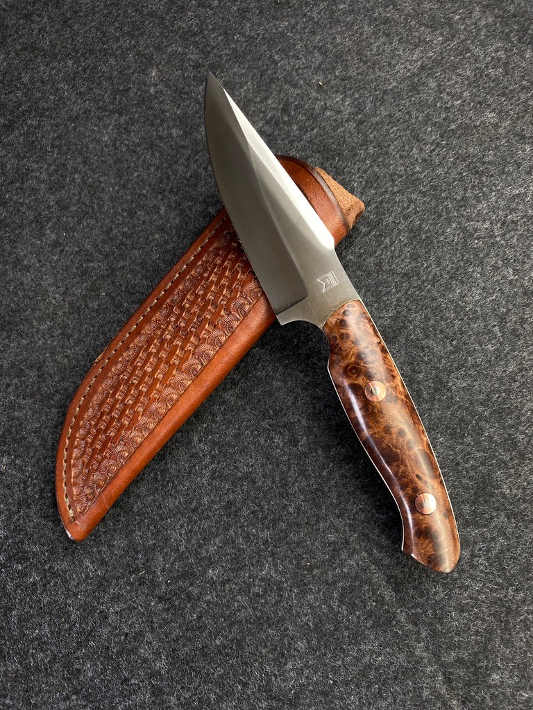 Stainless redwood burl hunter