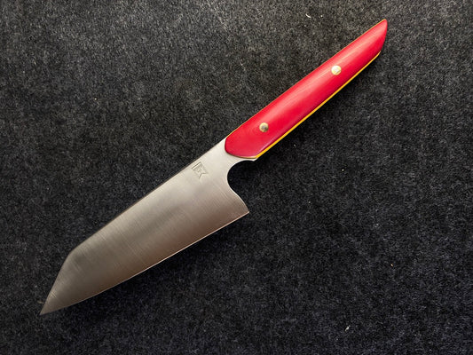 8" k tip in red micarta