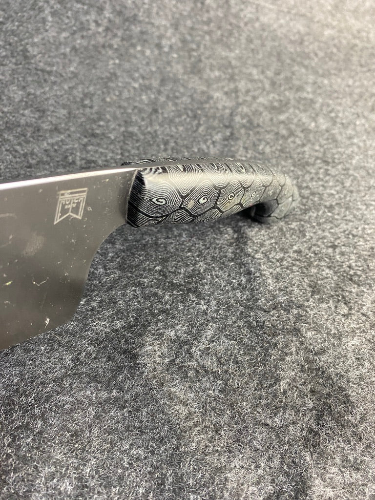 k-tip with black raindrop micarta