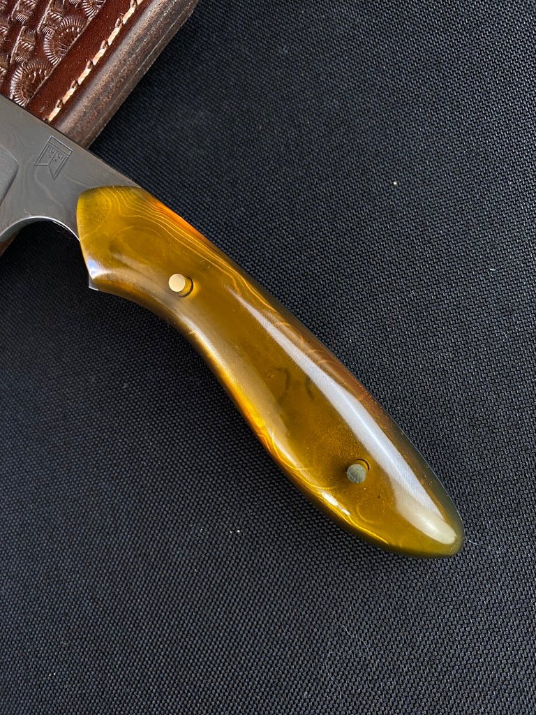 stainless damascus edc