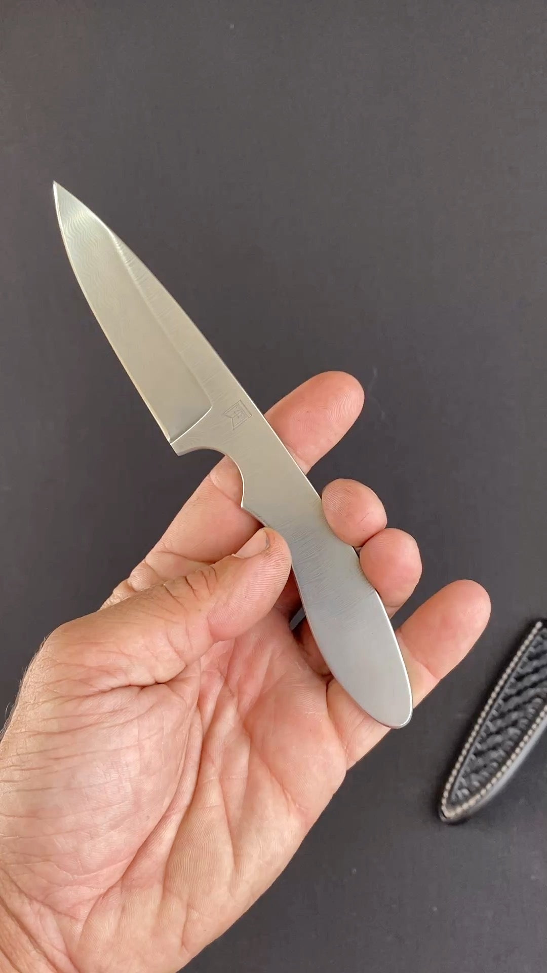 Stainless Damascus Pocket edc