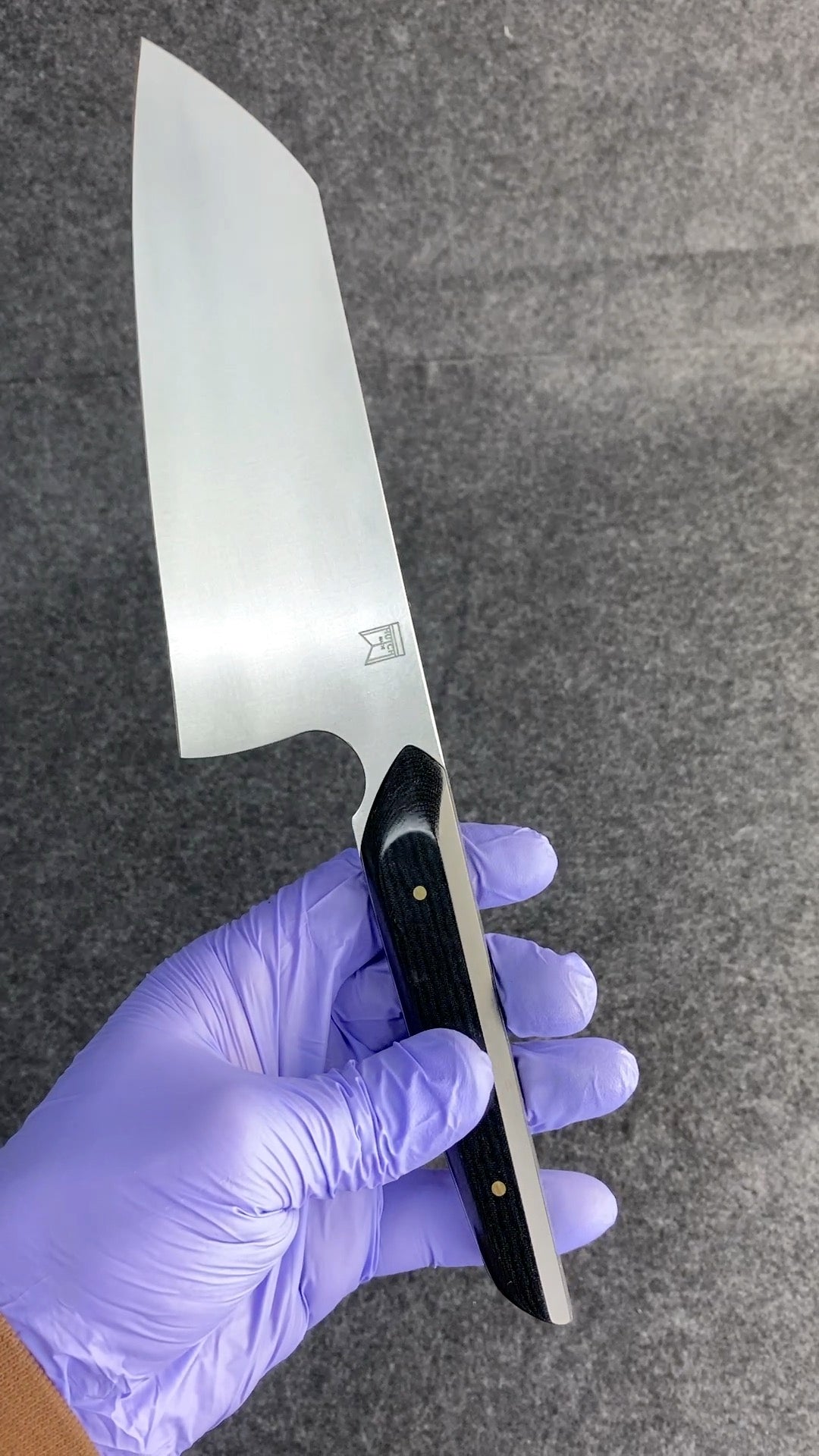 tall k-tip in tuxedo micarta