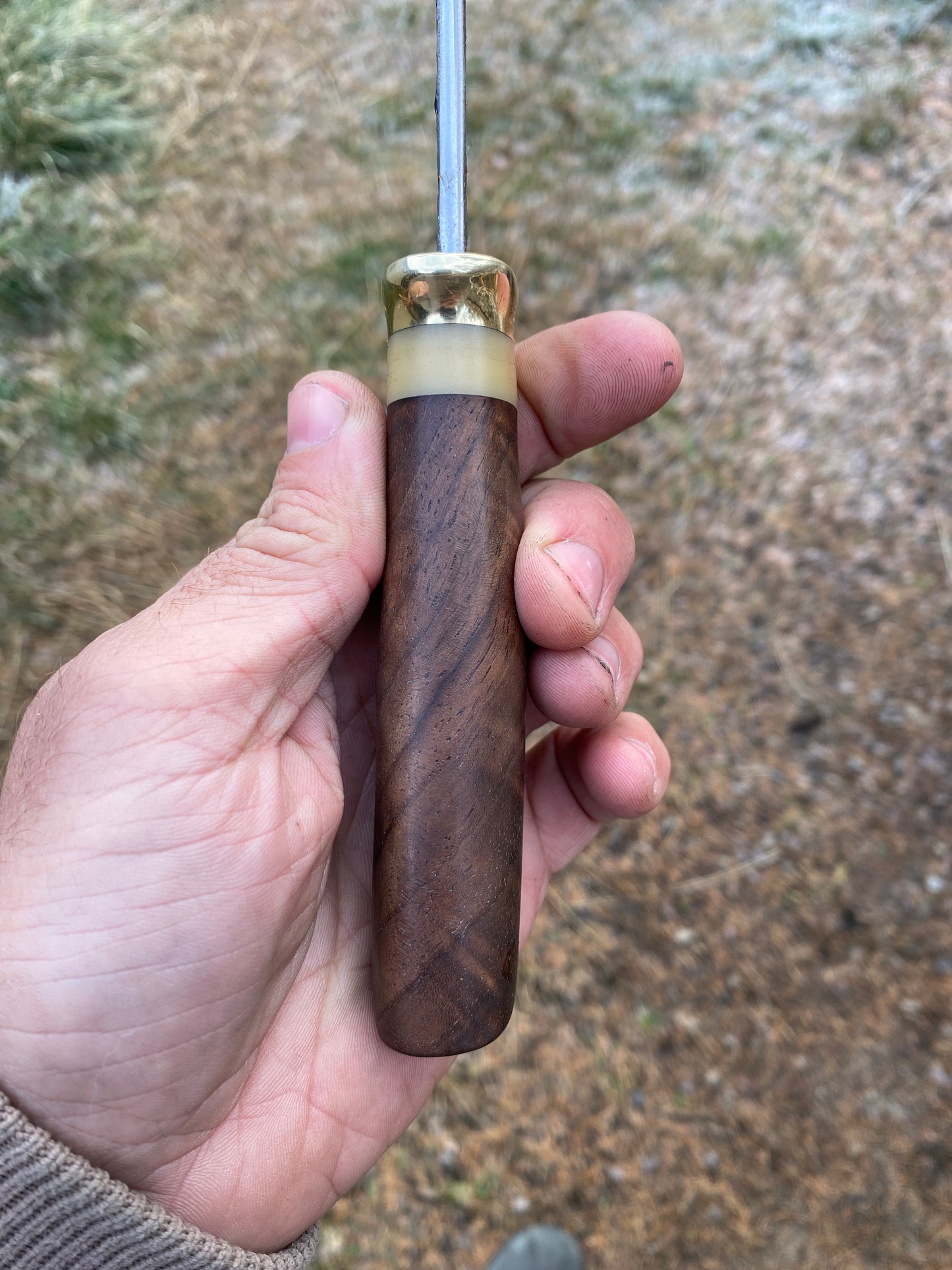Hand forged field knife