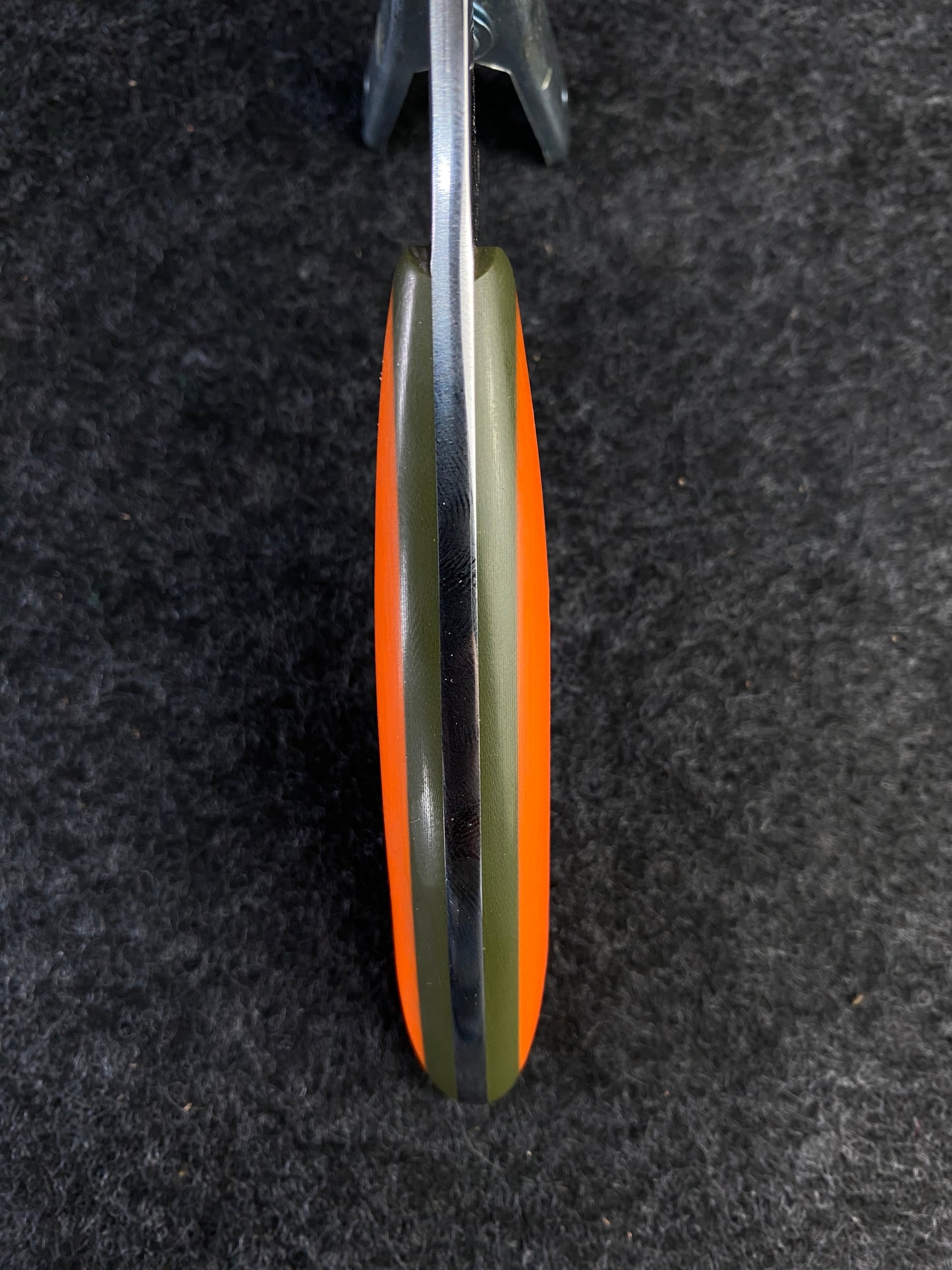 Stainless Pocket EDC in Blaze Orange G10