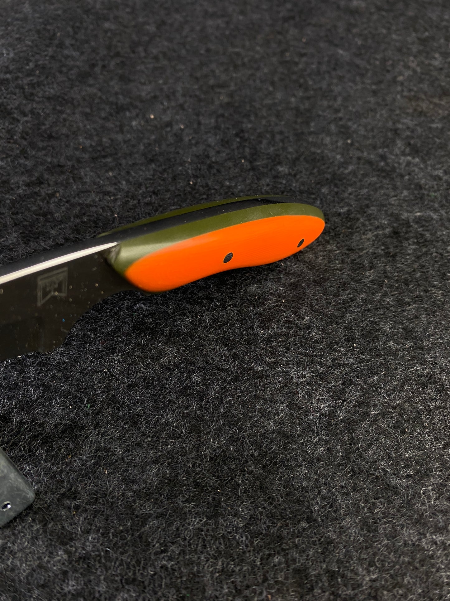 Stainless Pocket EDC in Blaze Orange G10