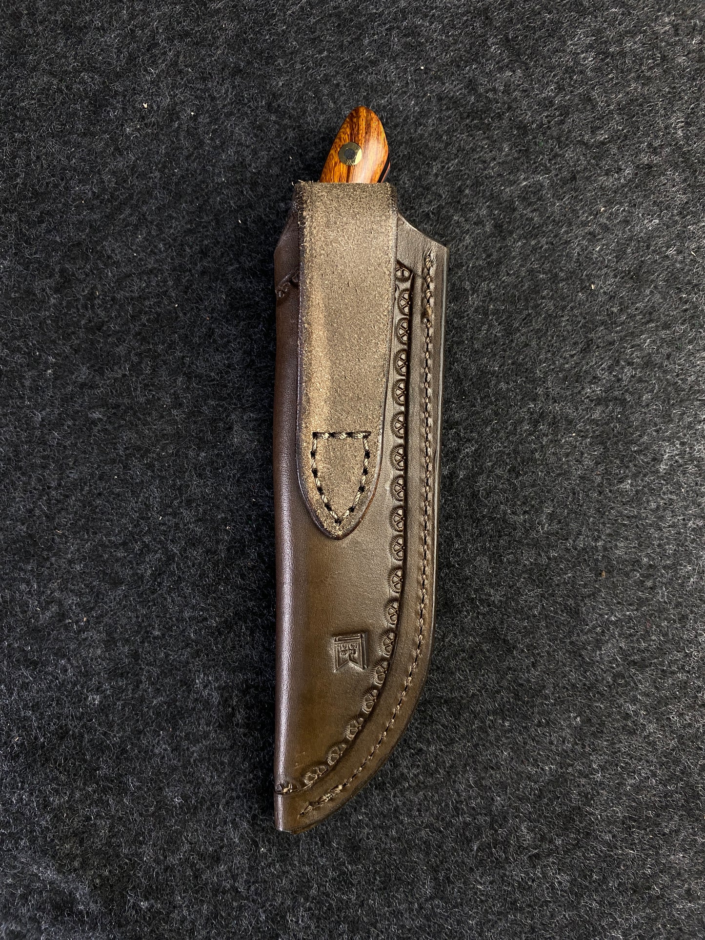 Stainless edc in ironwood