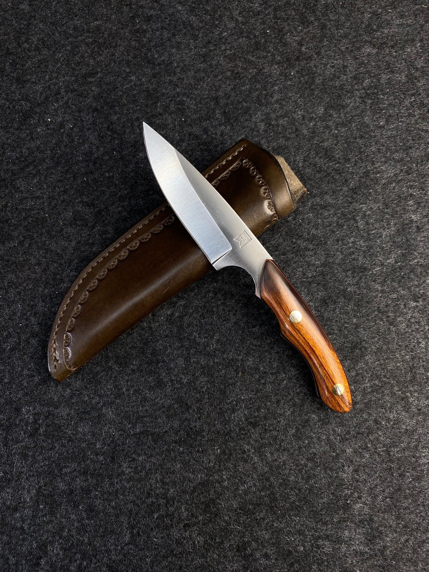 Stainless edc in ironwood