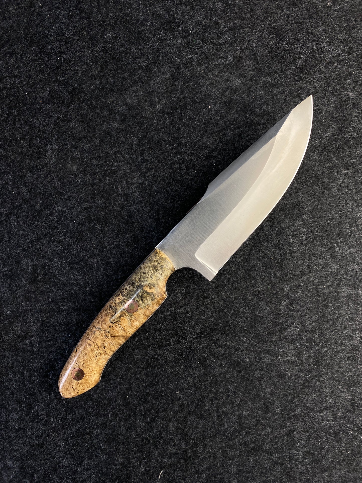 Stainless skinner in Black amoyna burl
