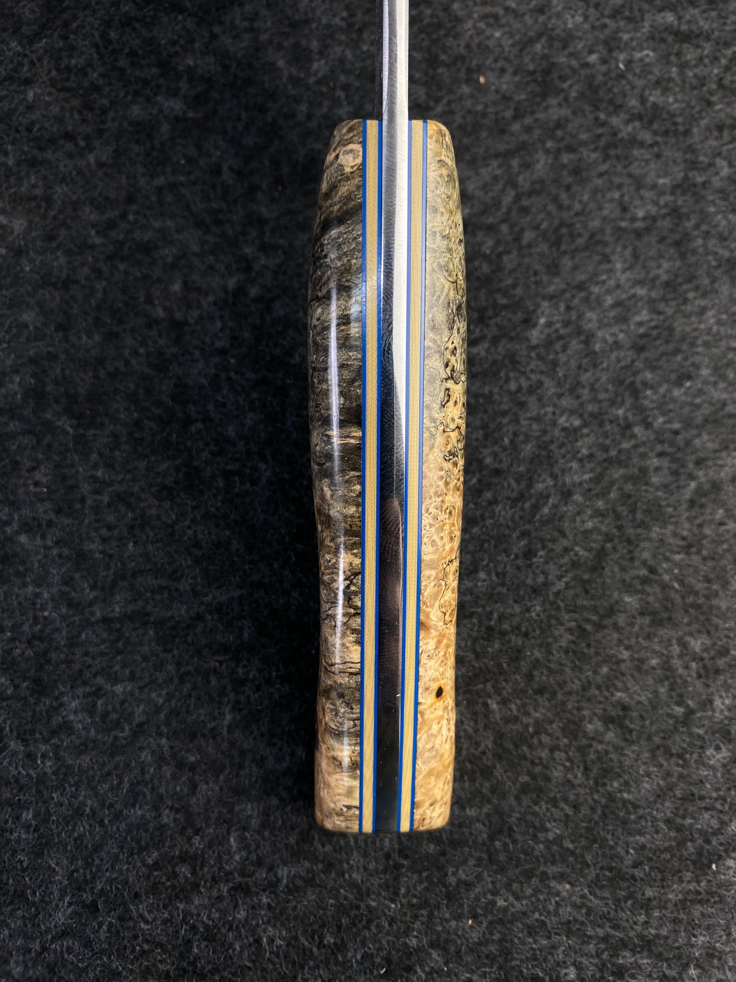 Stainless skinner in Black amoyna burl