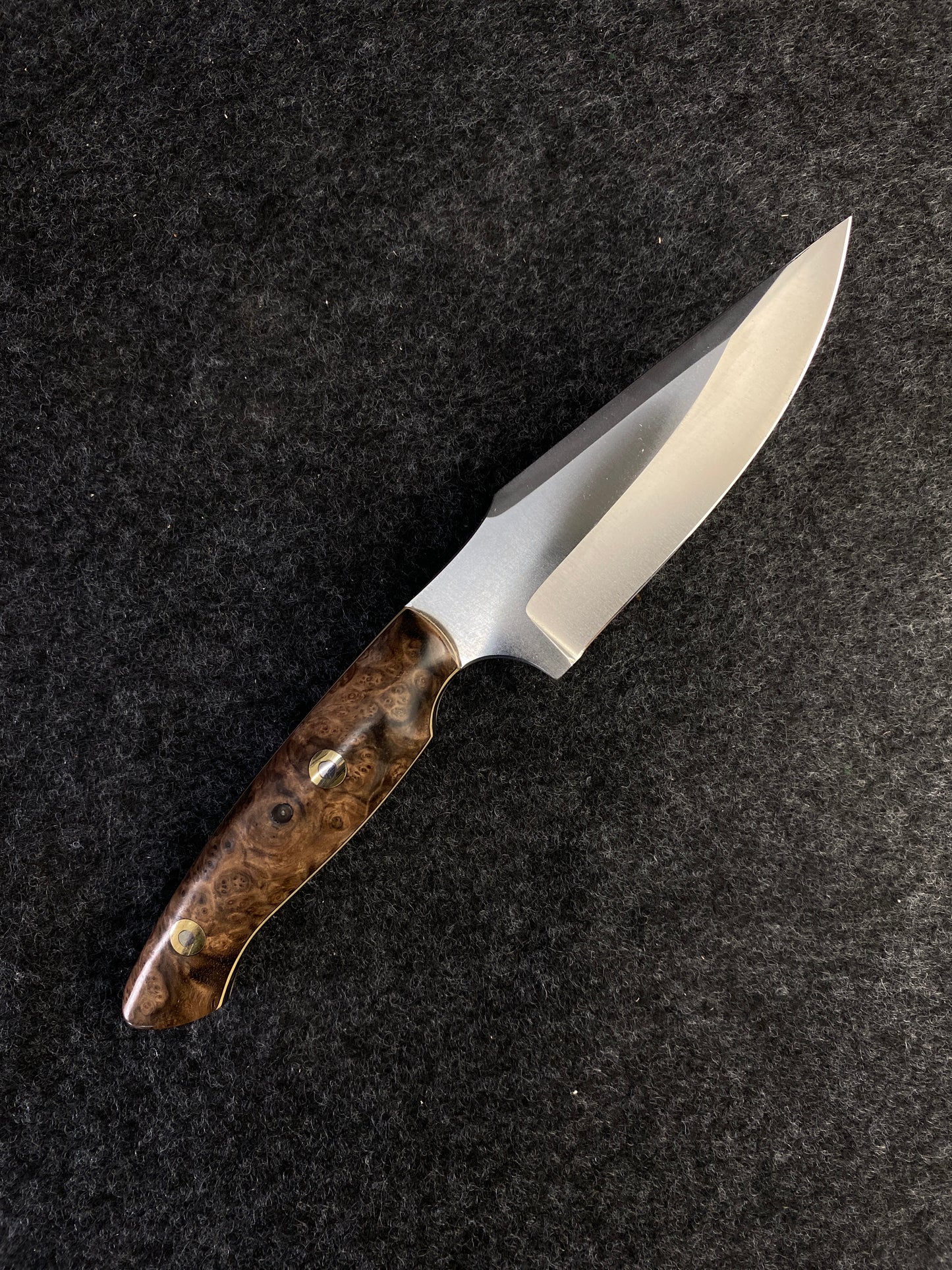 Stainless hunter in turkish walnut burl