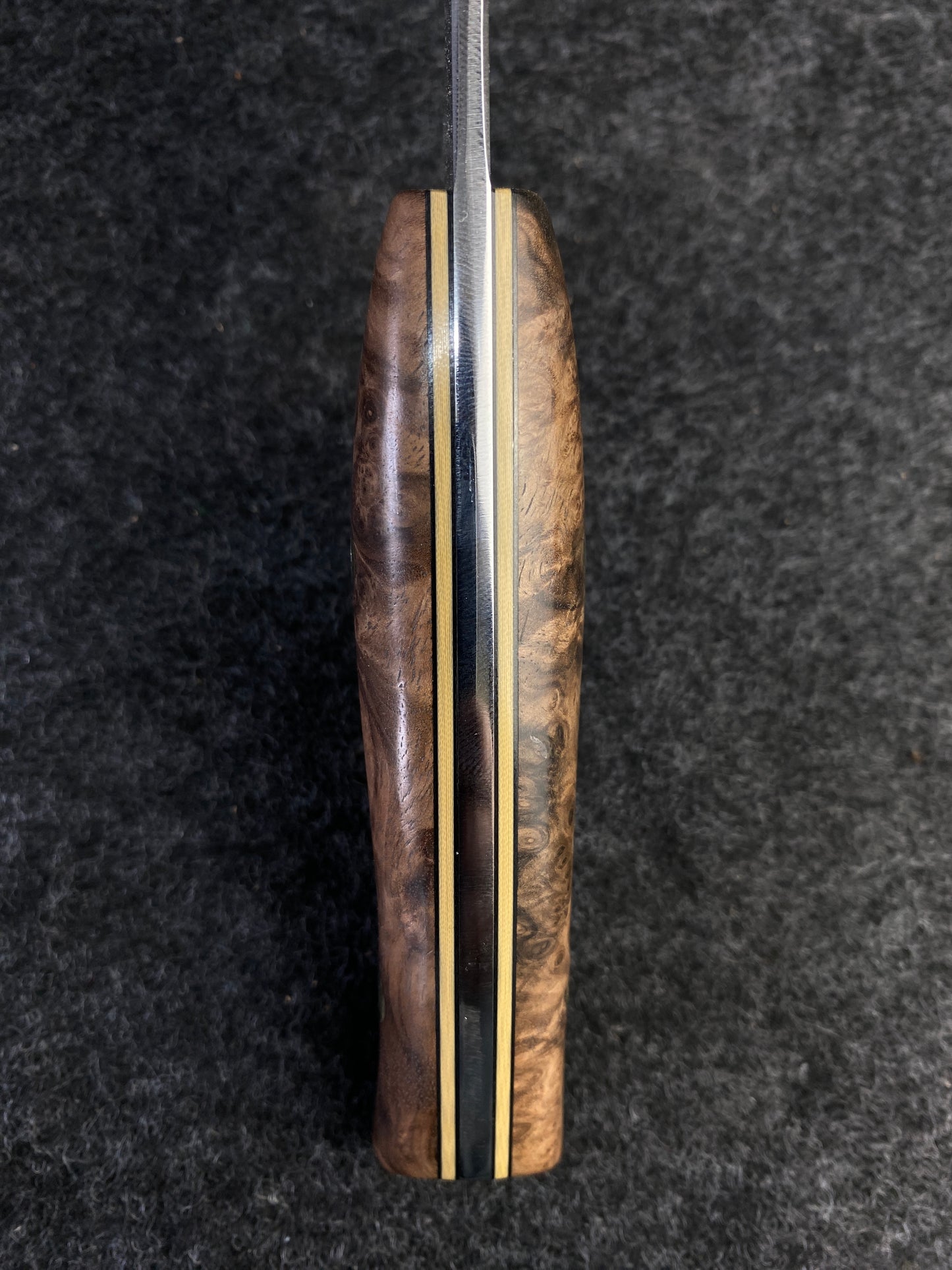 Stainless hunter in turkish walnut burl