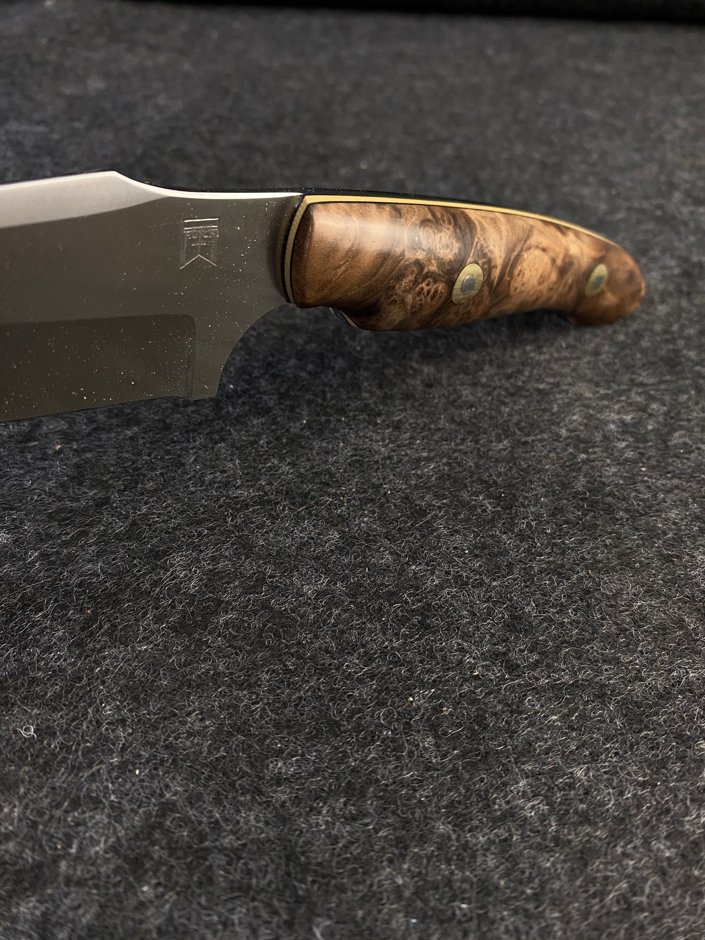 Stainless hunter in turkish walnut burl