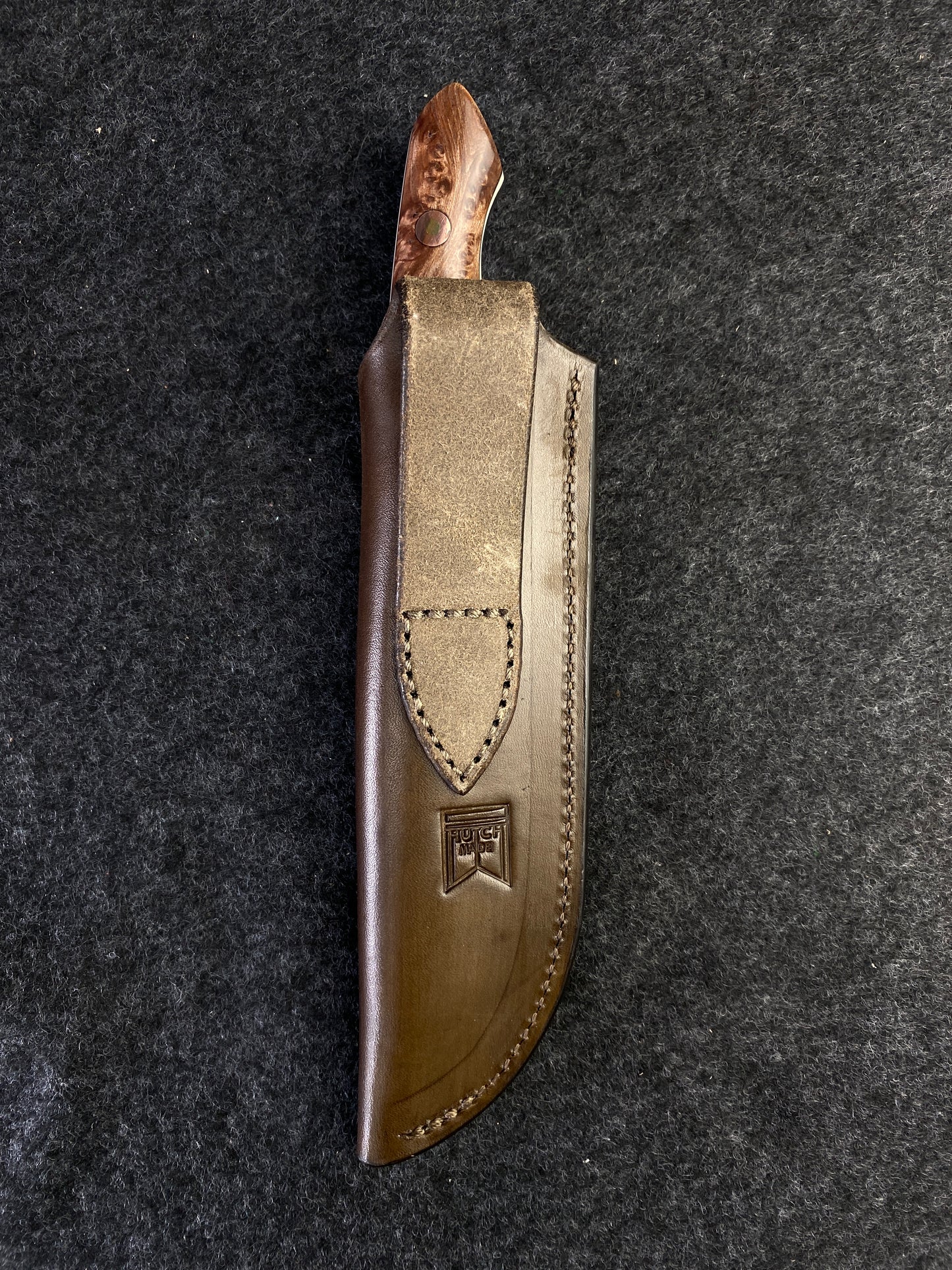 Stainless Redwood lace burl hunter