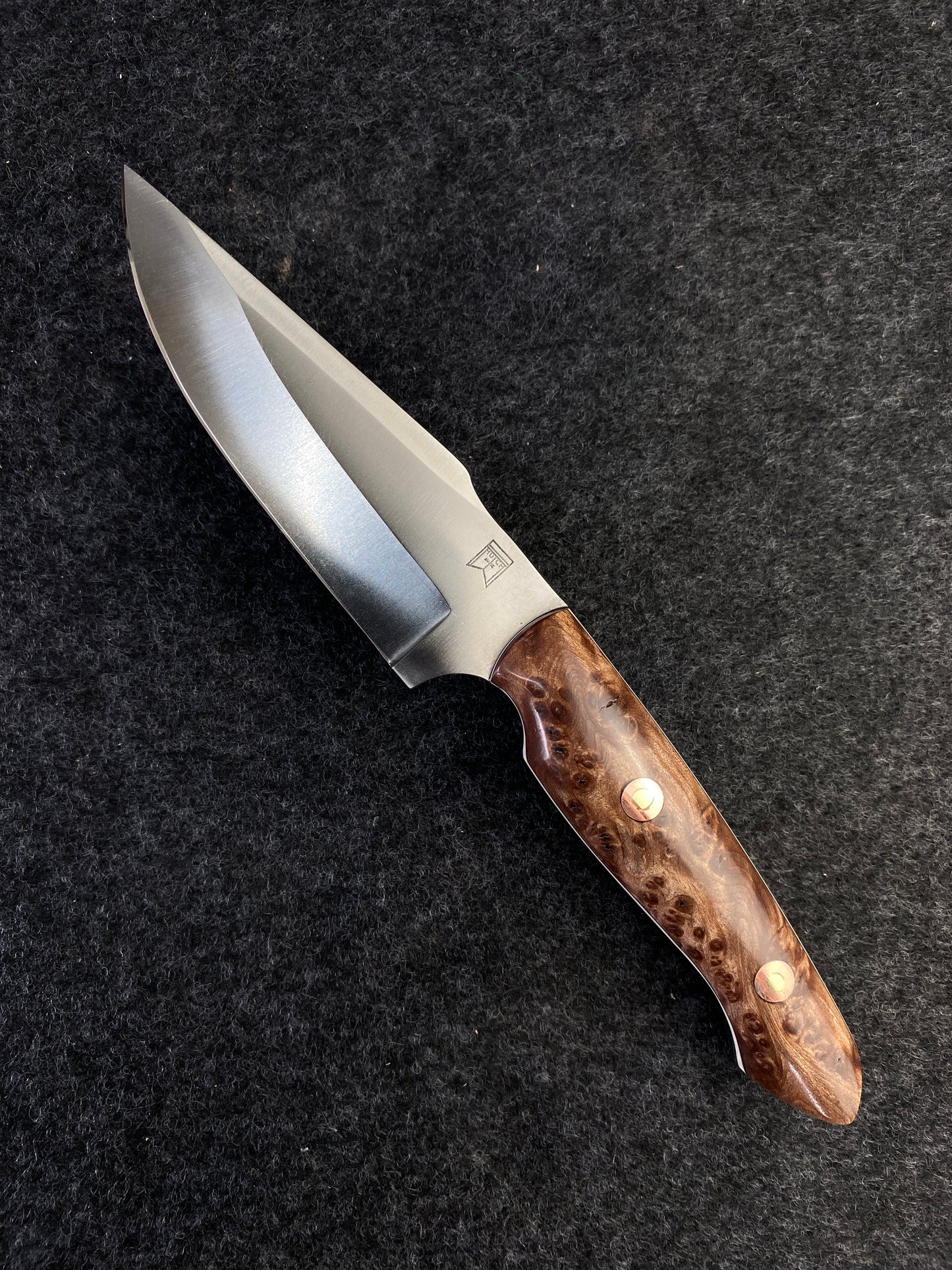 Stainless Redwood lace burl hunter