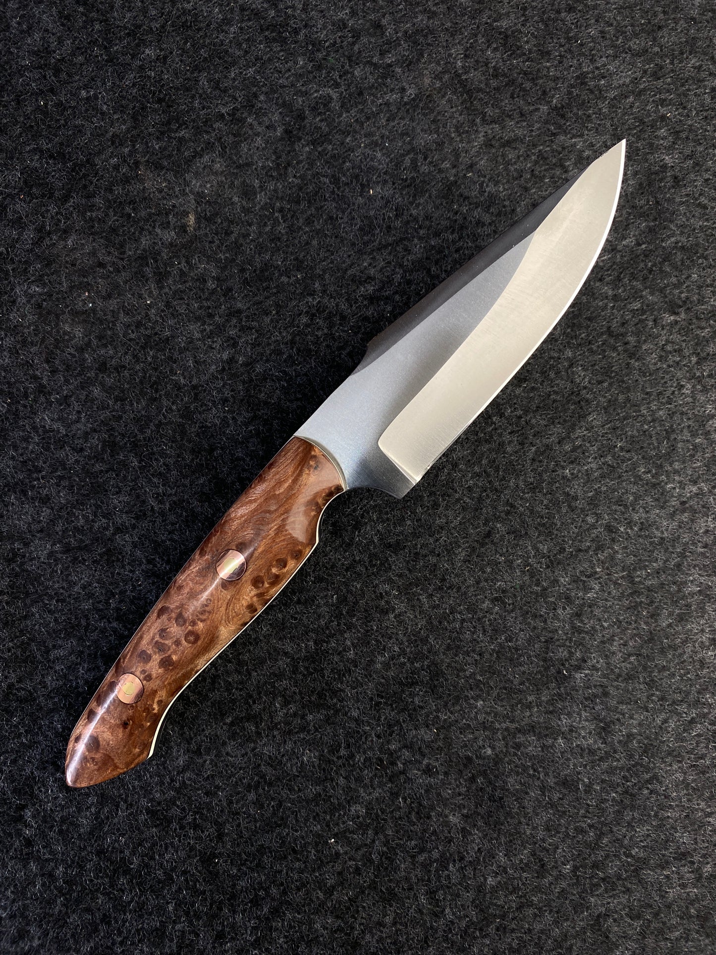 Stainless Redwood lace burl hunter
