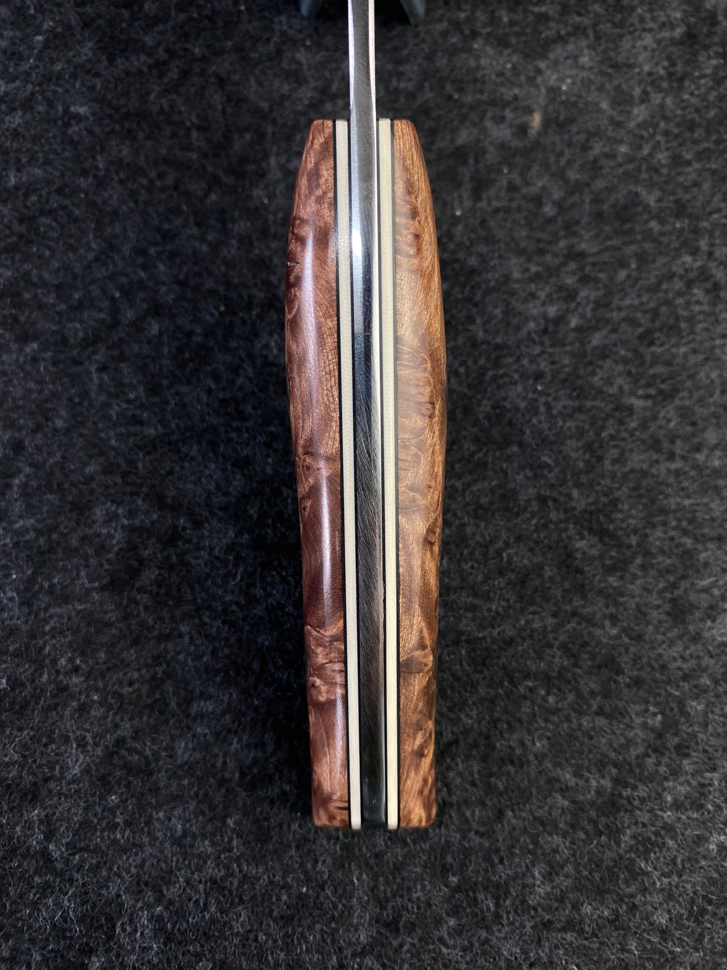 Stainless Redwood lace burl hunter